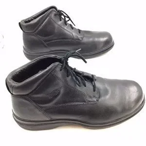 Red Wing Mens Size 14 EE 8661 Black Leather Laces Soft Toe Ankle Work Boots RED WING SHOES Logger 4501 Leather Lace-Up Boots for Men  main image 3